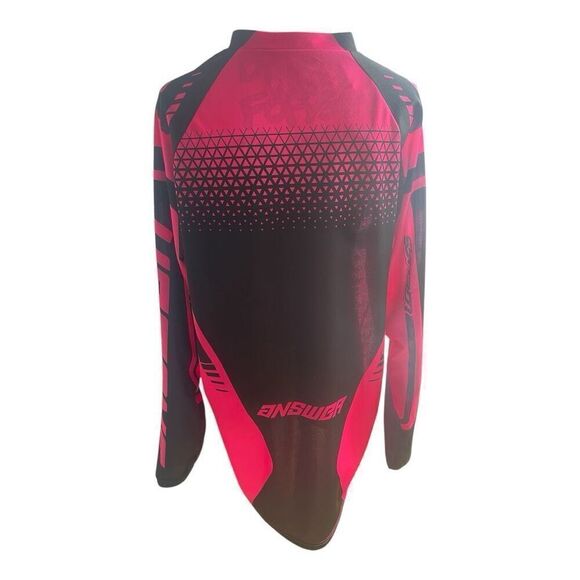 Answer Racing MX OffRoad Neon Pink Black Racing Jersey Size XL - Picture 4 of 7